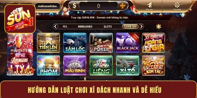 Hướng dẫn luật chơi xì dách nhanh và dễ hiểu